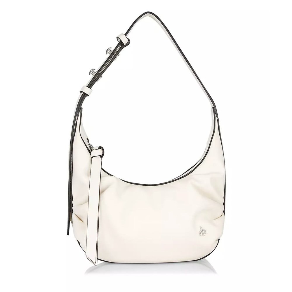 NWT Rag and Bone Mini Commuter Leather Hobo Bag in Cream